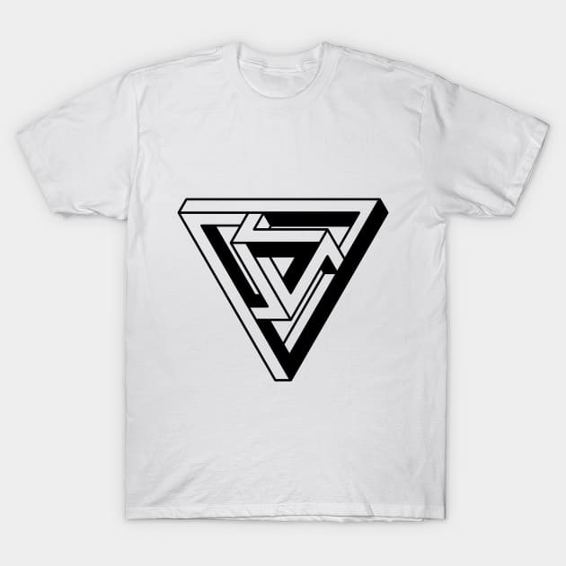 abstract triangle gift T-Shirt by Bianka